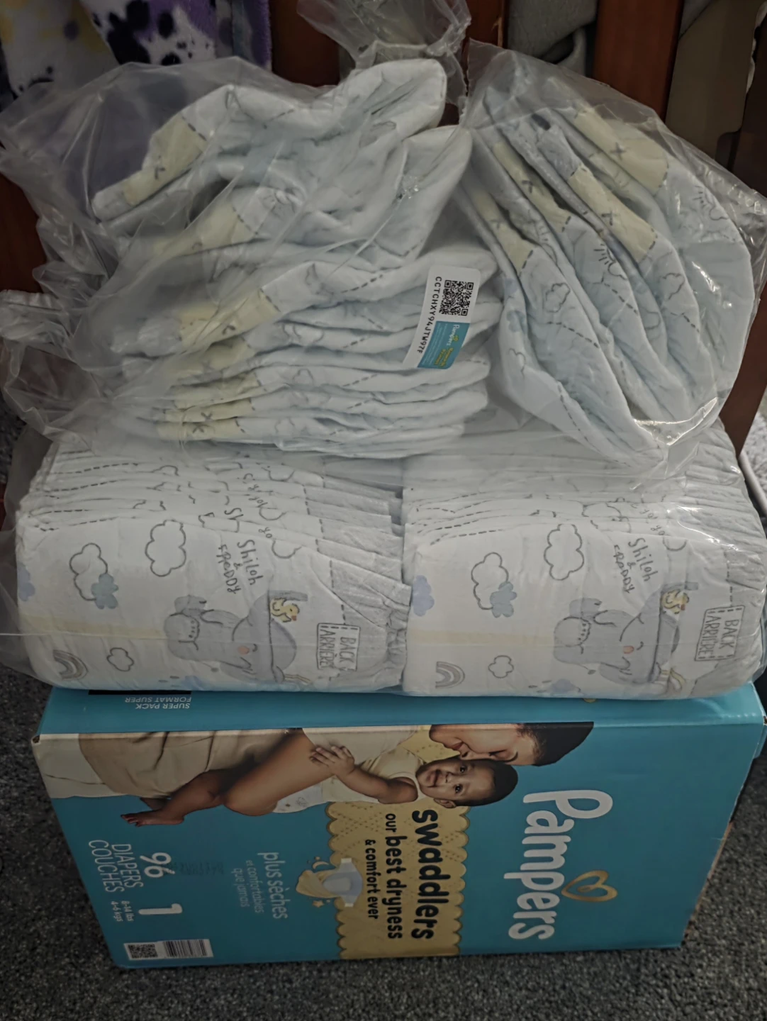 Pampers Swaddlers Diapers Size 1 (96 Count)