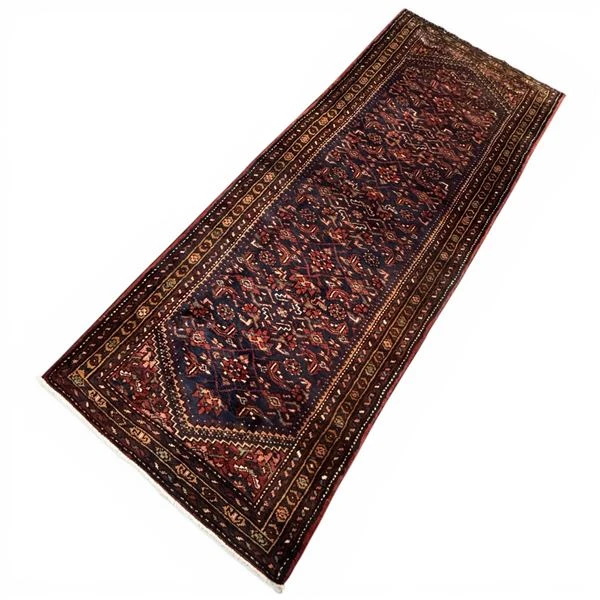 Authentic Vintage Hand Knotted Wool Persian Runner Rug - photo 2