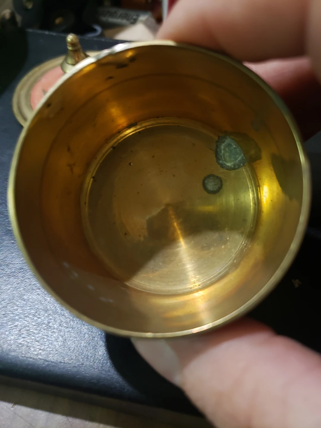 Small Vintage Brass Trinket Box - photo 3