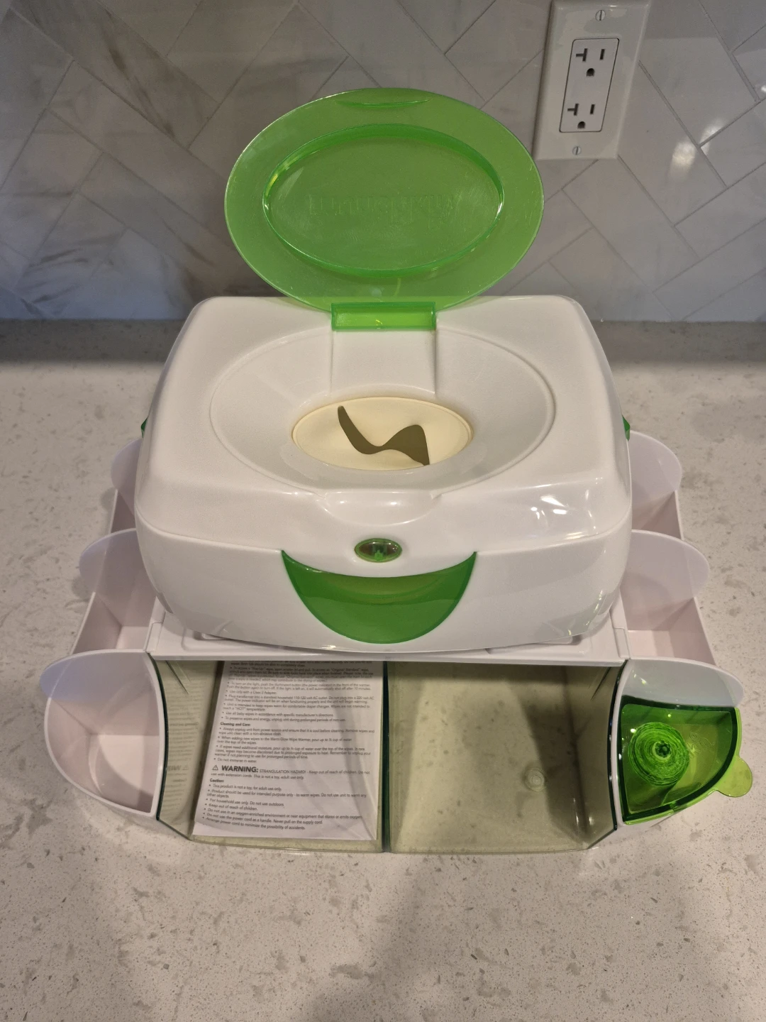 Munchkin Wipe Warmer And Diaper Organizer - photo 5