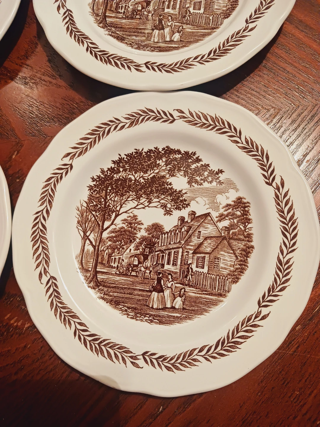 4× Royal Staffordshire Colonial Ironstone plates set of 4 - photo 2