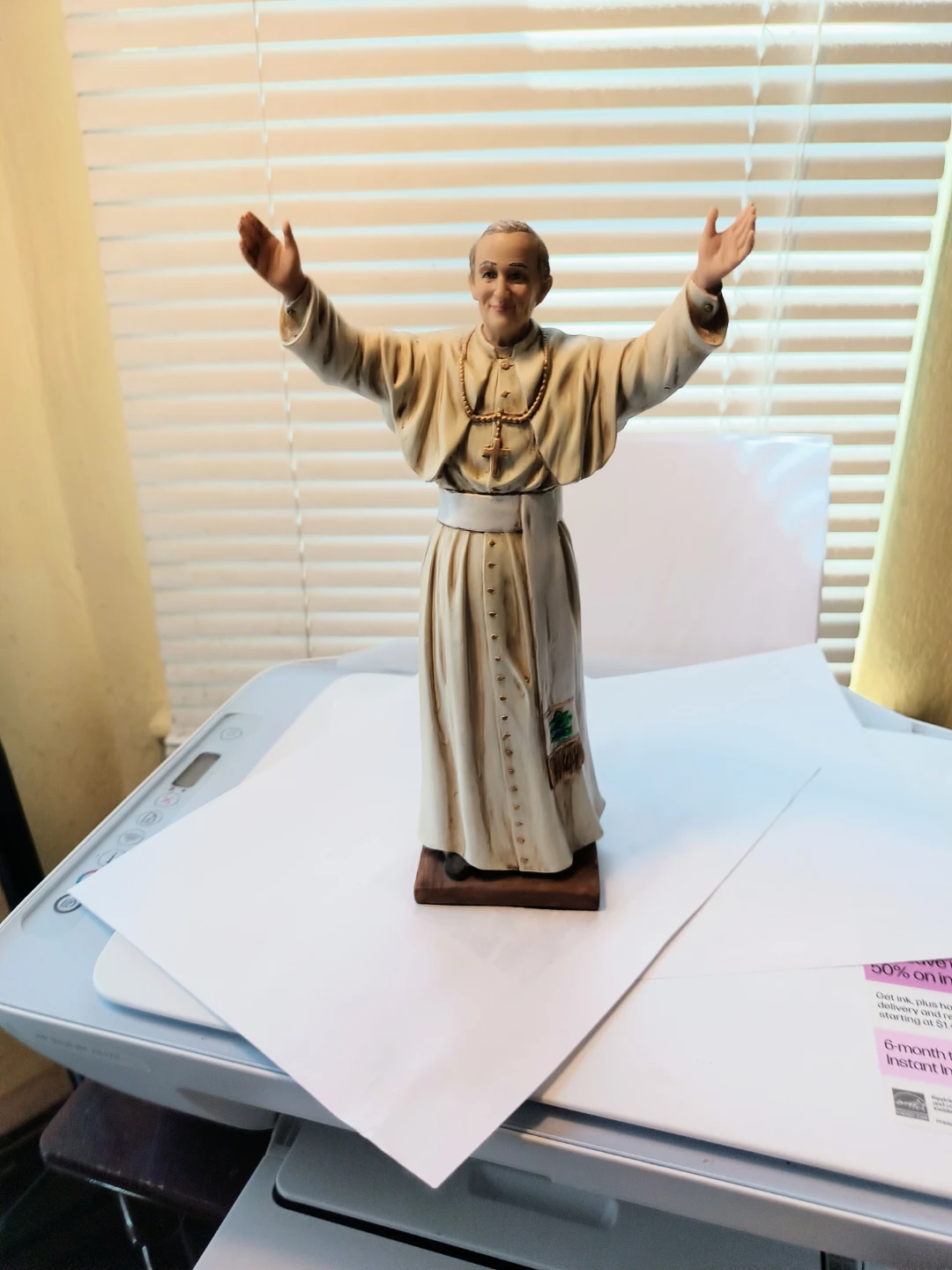 Pope John Paul The II statue 10 tall