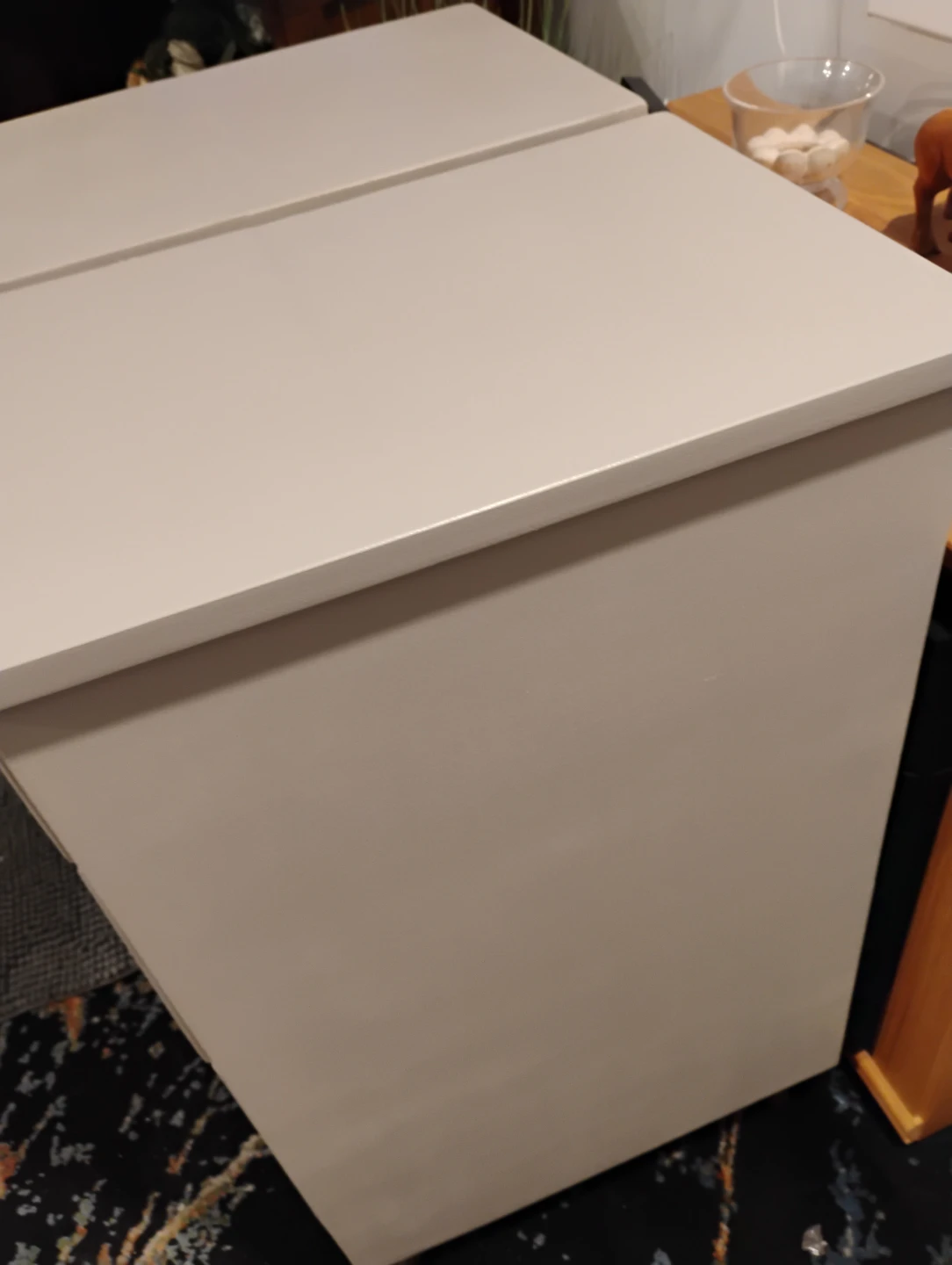Light Tan Nightstands with Gold Accents (Set of 2) - photo 5