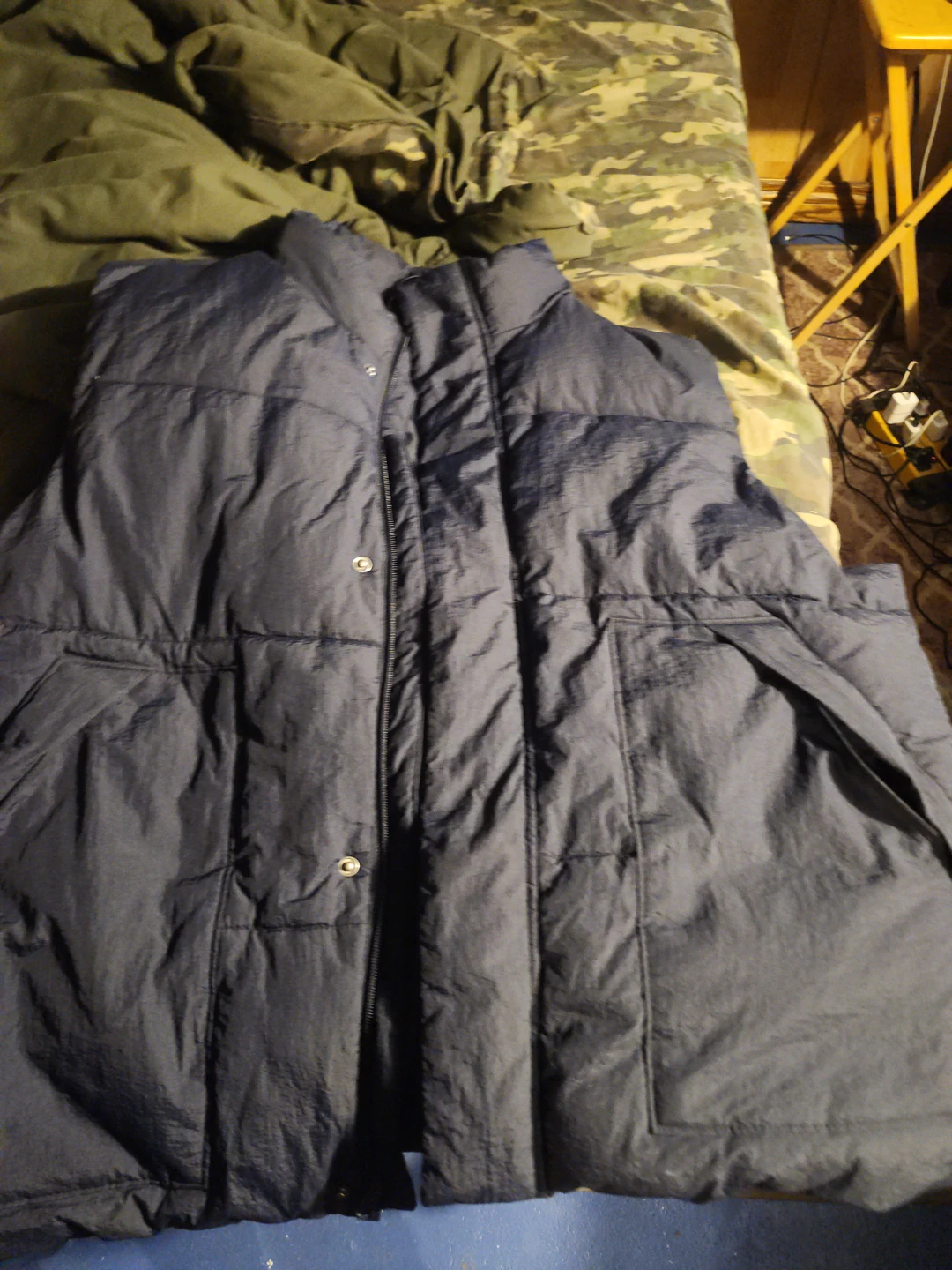 Navy Puffer Vest