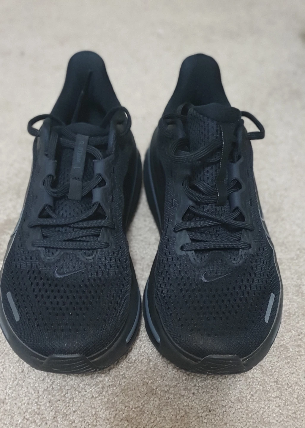 NIKE AIR Men's SNEAKERS  - FULL BLACK on BLACK - photo 3