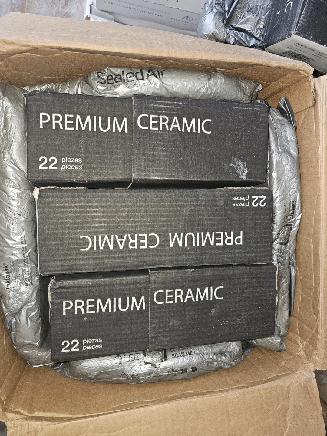 Premium Ceramic Tiles - 22 Pieces