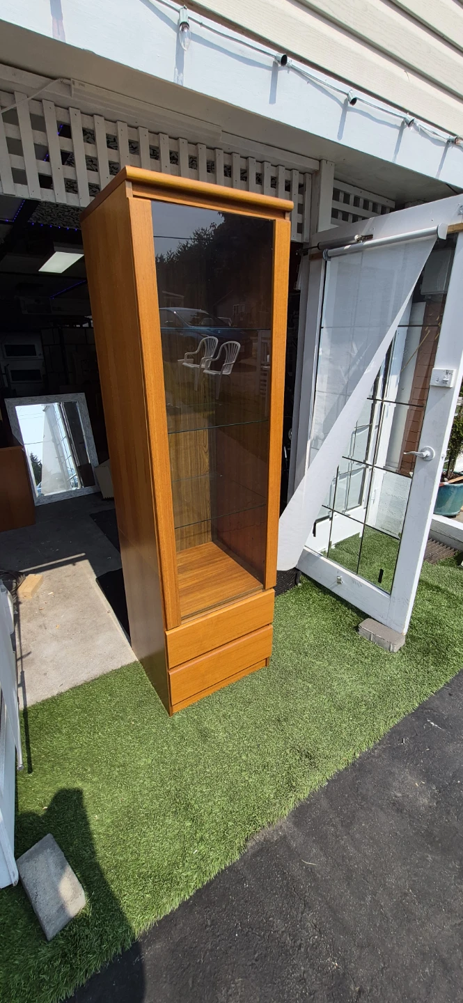 Teak Display Cabinet with Drawers - photo 3