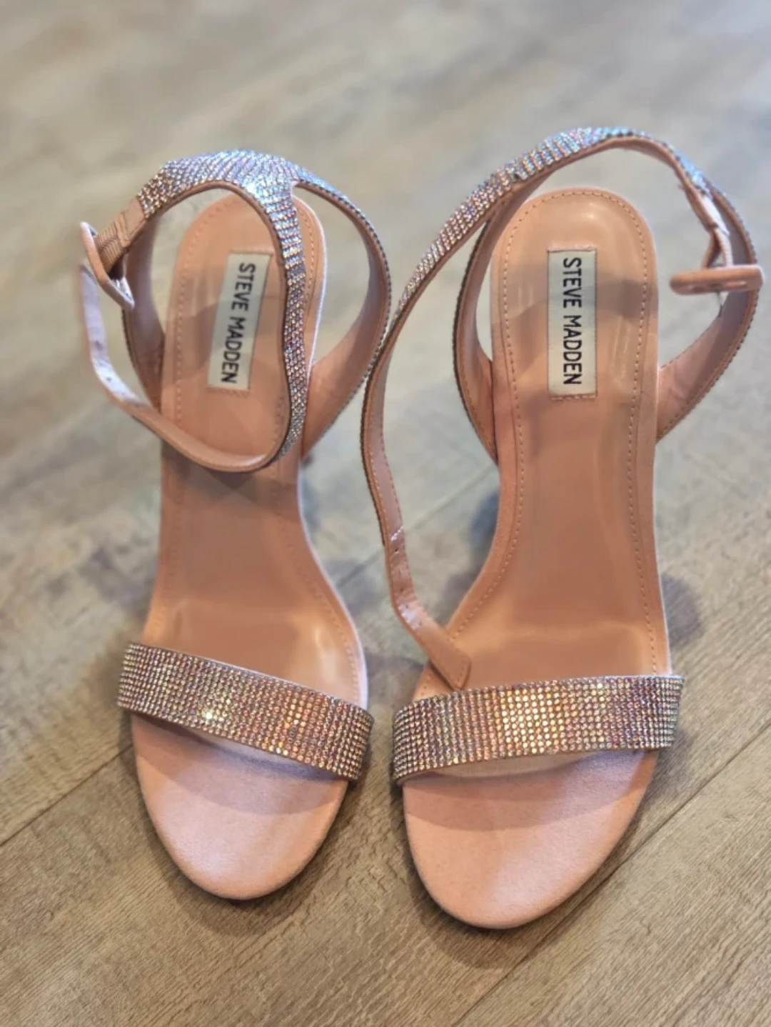 Steve Madden Embellished Heeled Sandals Size 10