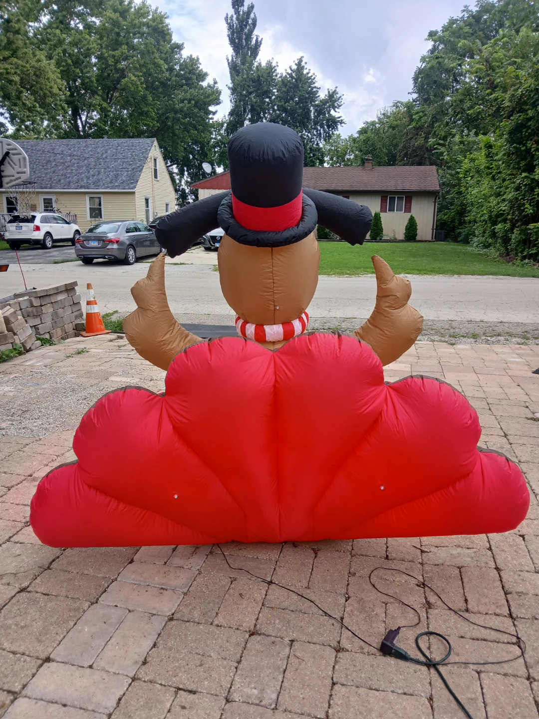 Inflatable Thanksgiving Turkey Decoration - photo 2