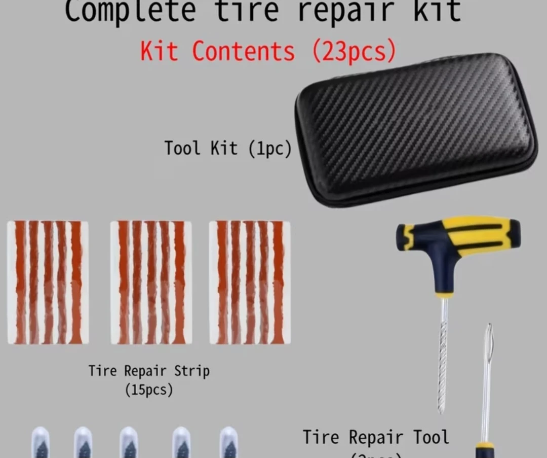 Emergency Tire Repair Tool Kit - photo 4