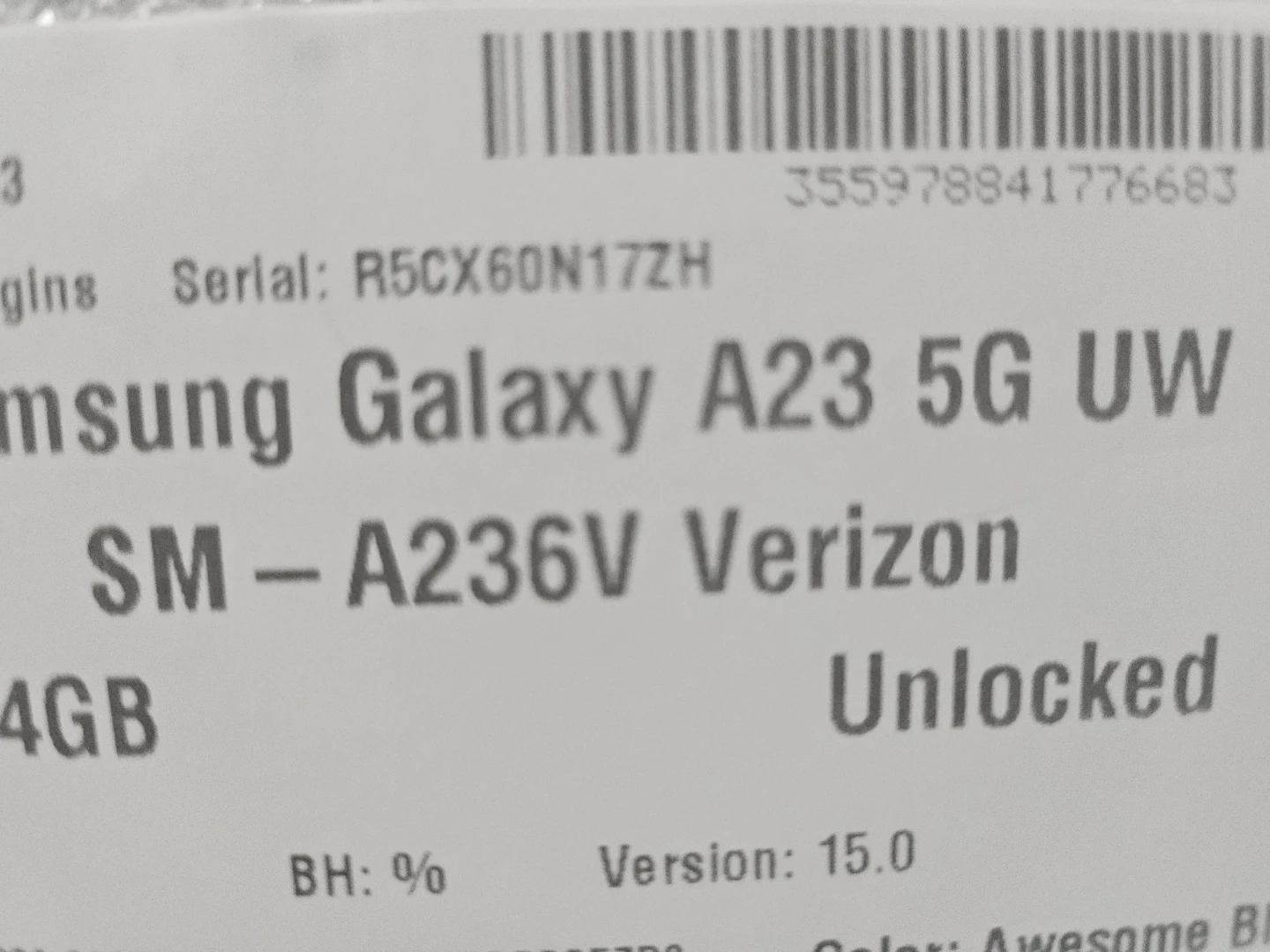 Samsung Galaxy A23 5G UW - photo 4