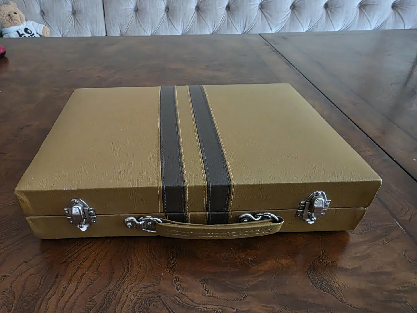 Vintage Backgammon Set with Case - photo 2