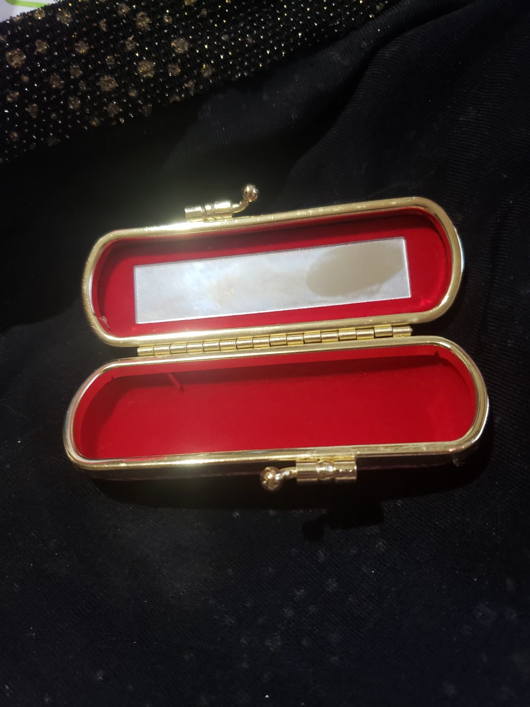 Vintage Floral Lipstick Holder Case with Mirror - photo 2