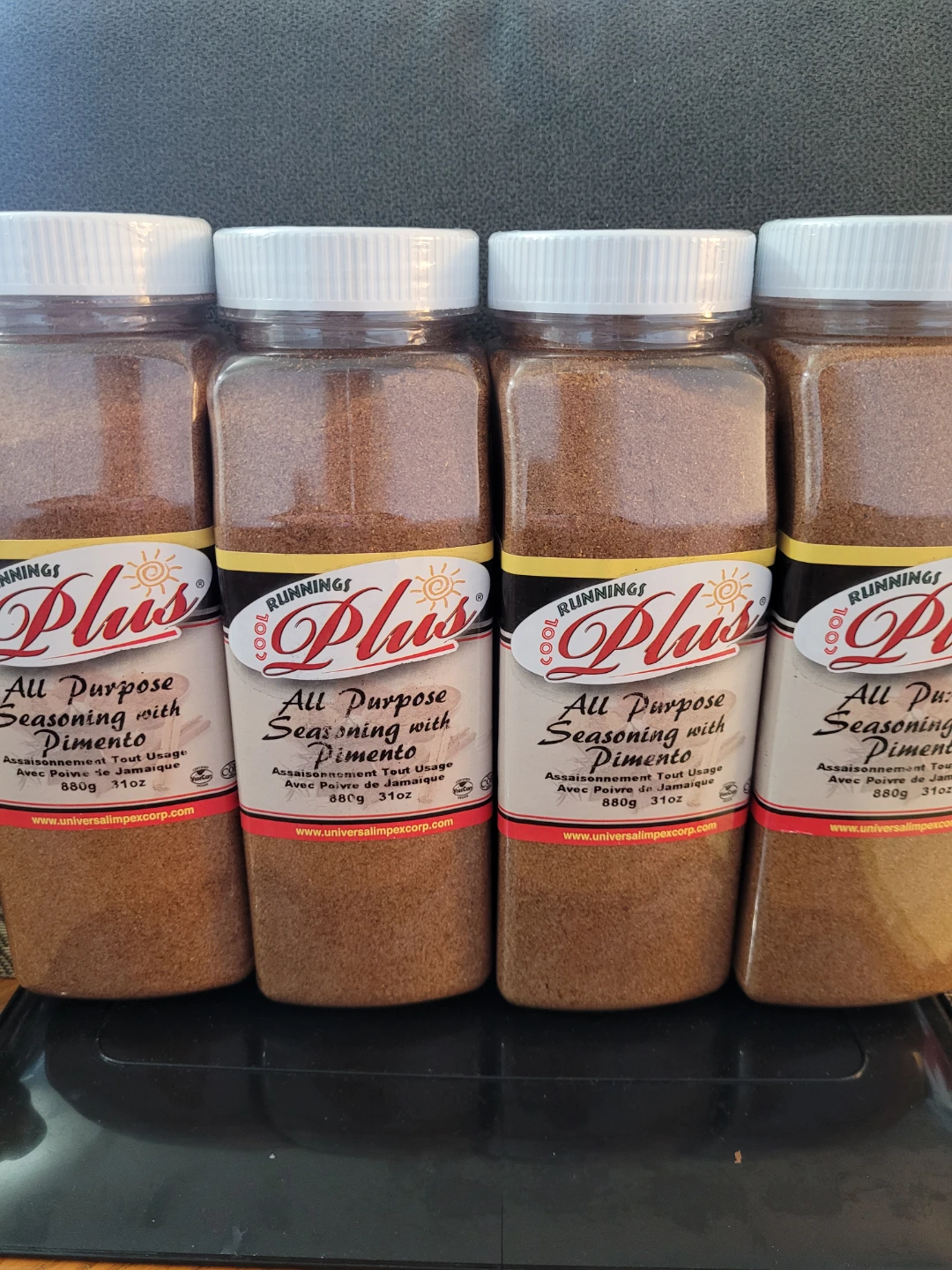 Runnings Plus All Purpose Seasoning with Pimento $8 per bottle