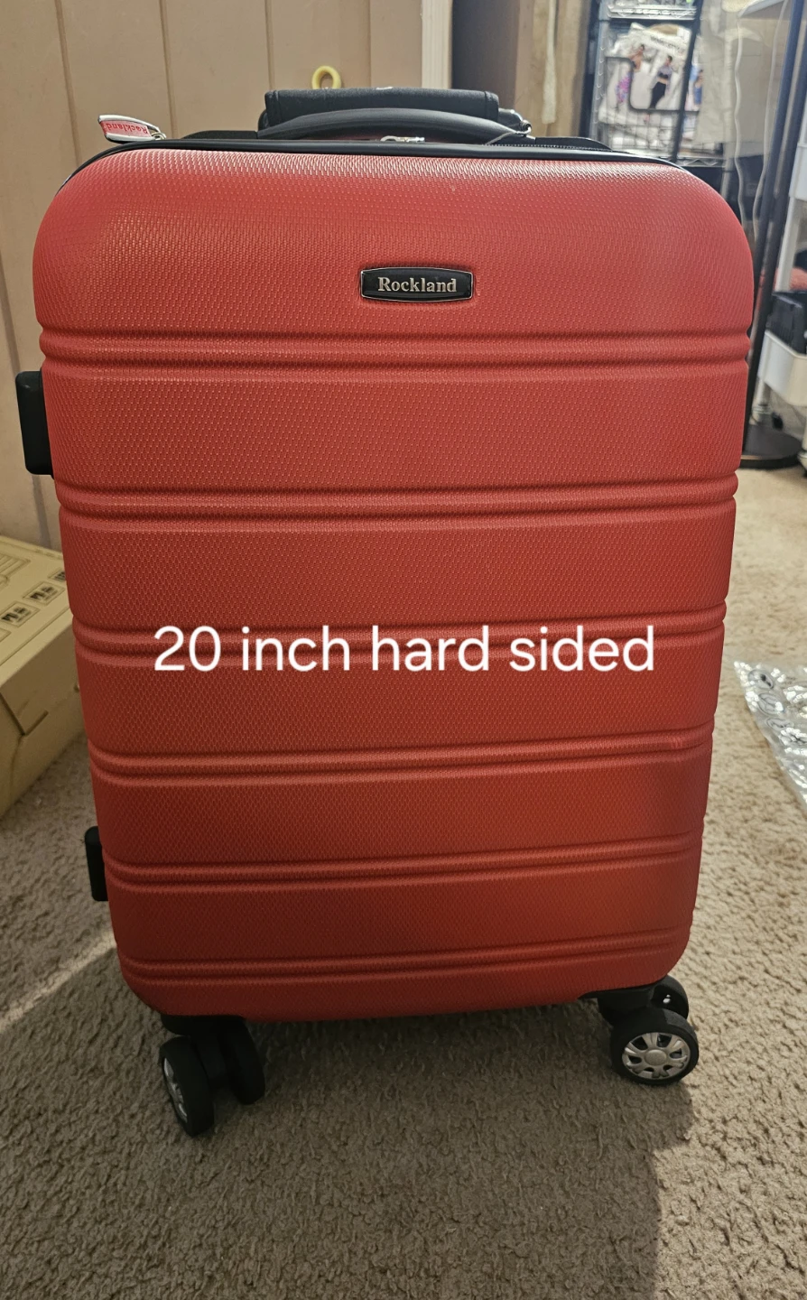 Rockland 20 and 28 inch Red Hardsided Luggage - photo 3