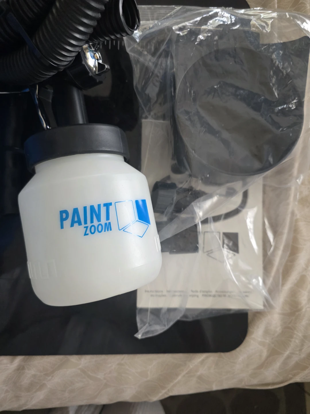 Paint Zoom Electric Spray Gun new with compressor - photo 2
