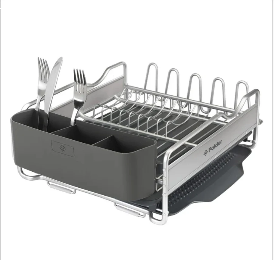 Polder Advantage Aluminum Dish Rack (4 ct)