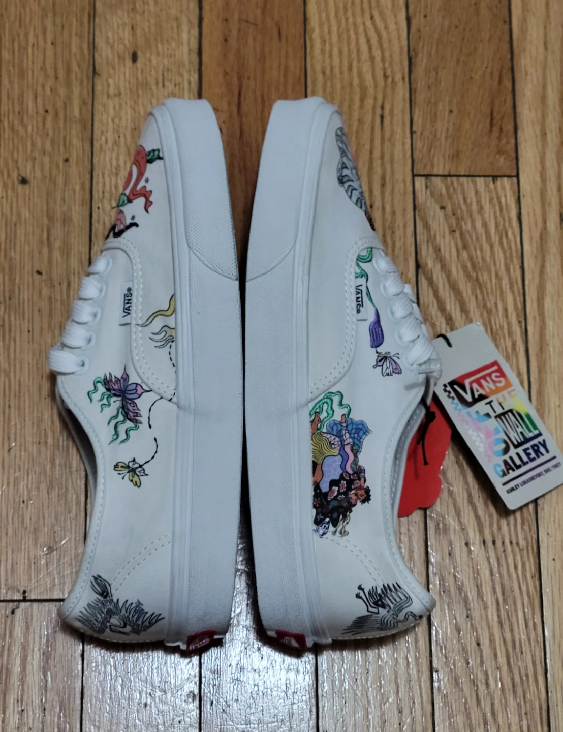 Vans "Off The Wall" Era Gallery Sneakers White Size 9 Women's - photo 2