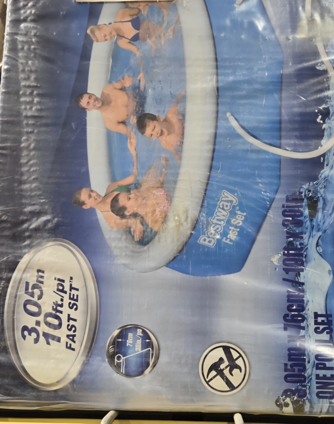 Bestway Fast Set Inflatable Pool 10ft - photo 2