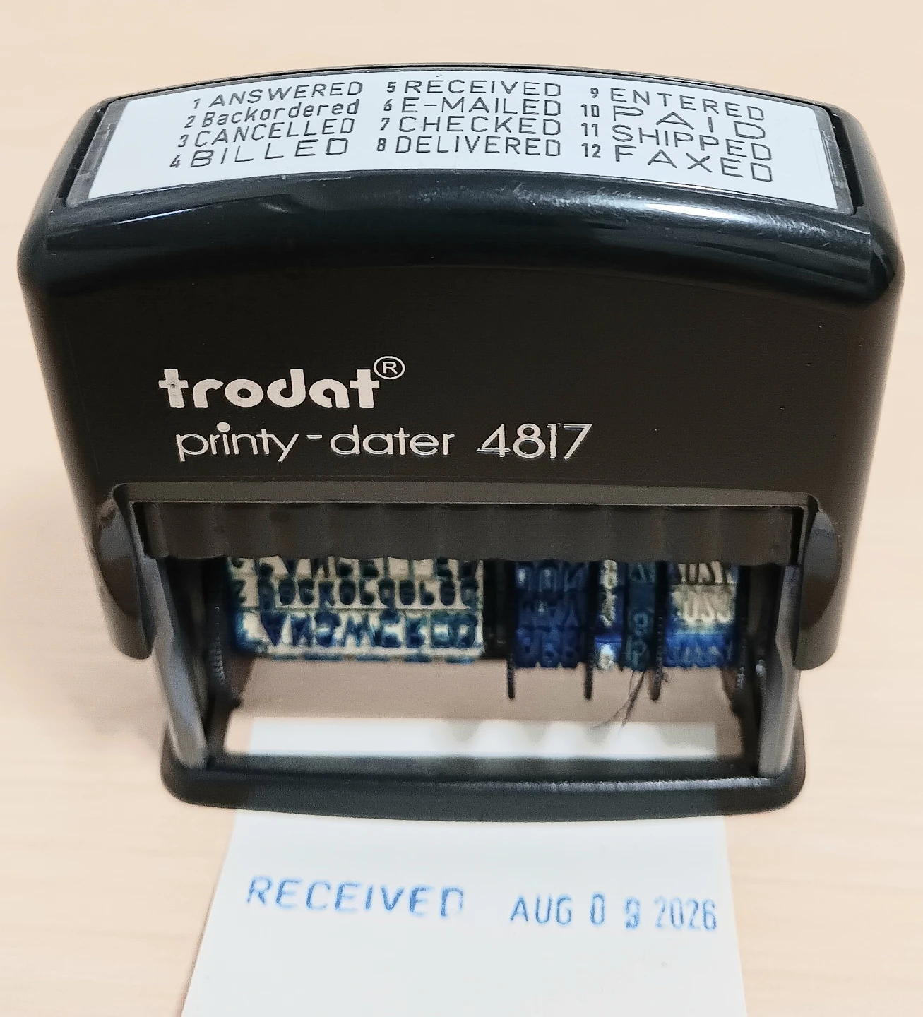 📌Self Inking Trodat Printy-Dater 4817📍