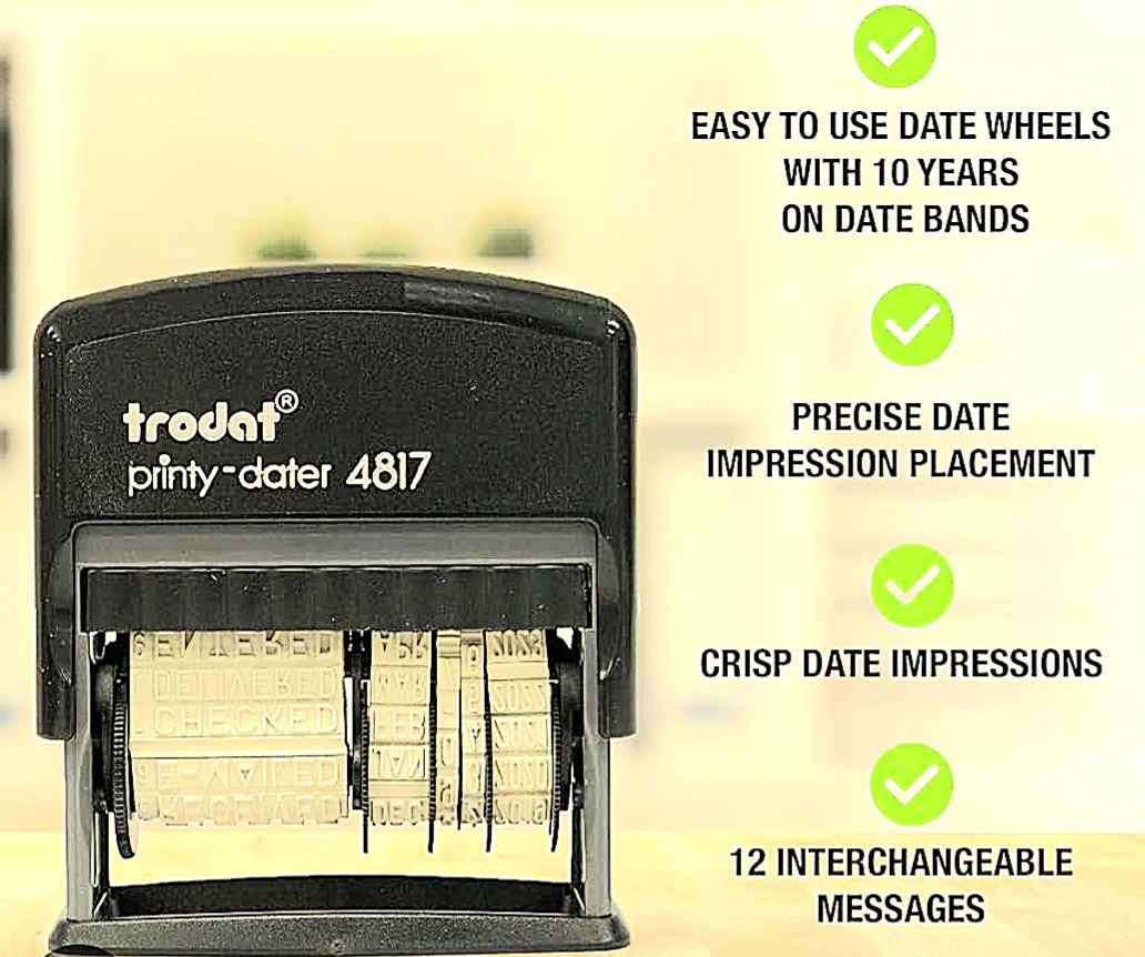 📌Self Inking Trodat Printy-Dater 4817📍 - photo 2