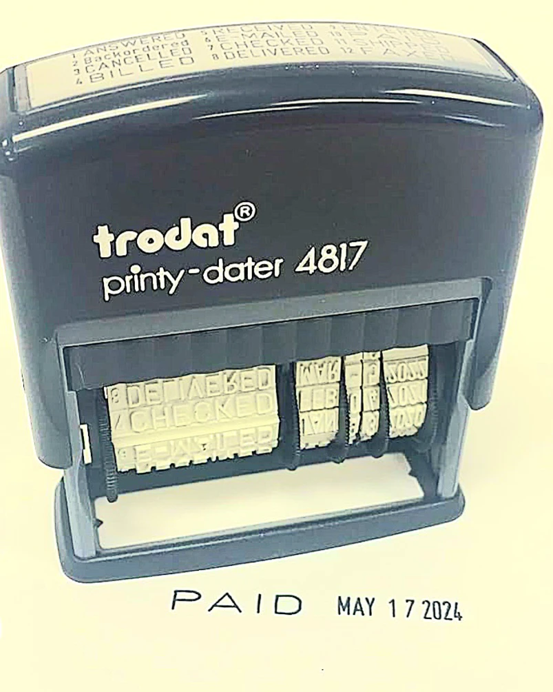 📌Self Inking Trodat Printy-Dater 4817📍 - photo 3