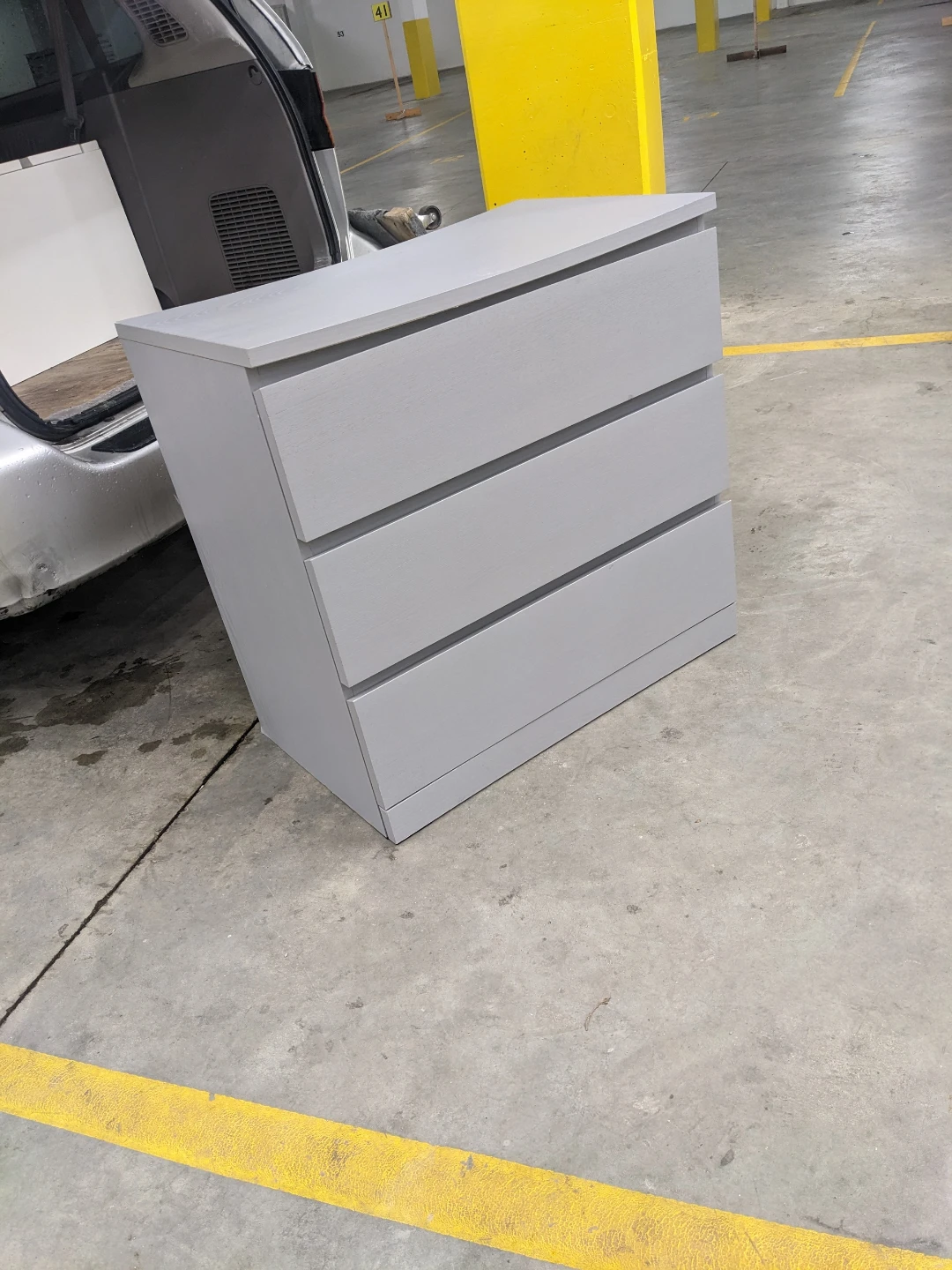 White Ikea dresser delivery available