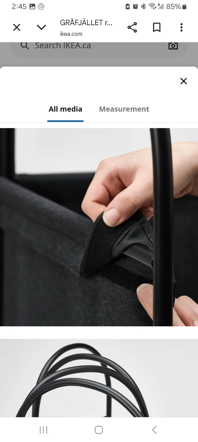 Brand new IKEA GRAFJALLET Room Divider Black - photo 4