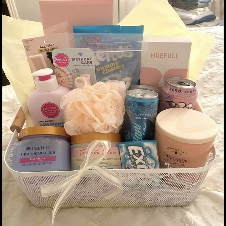 Self-Care Gift Basket - Eos, Tree Hut, & More