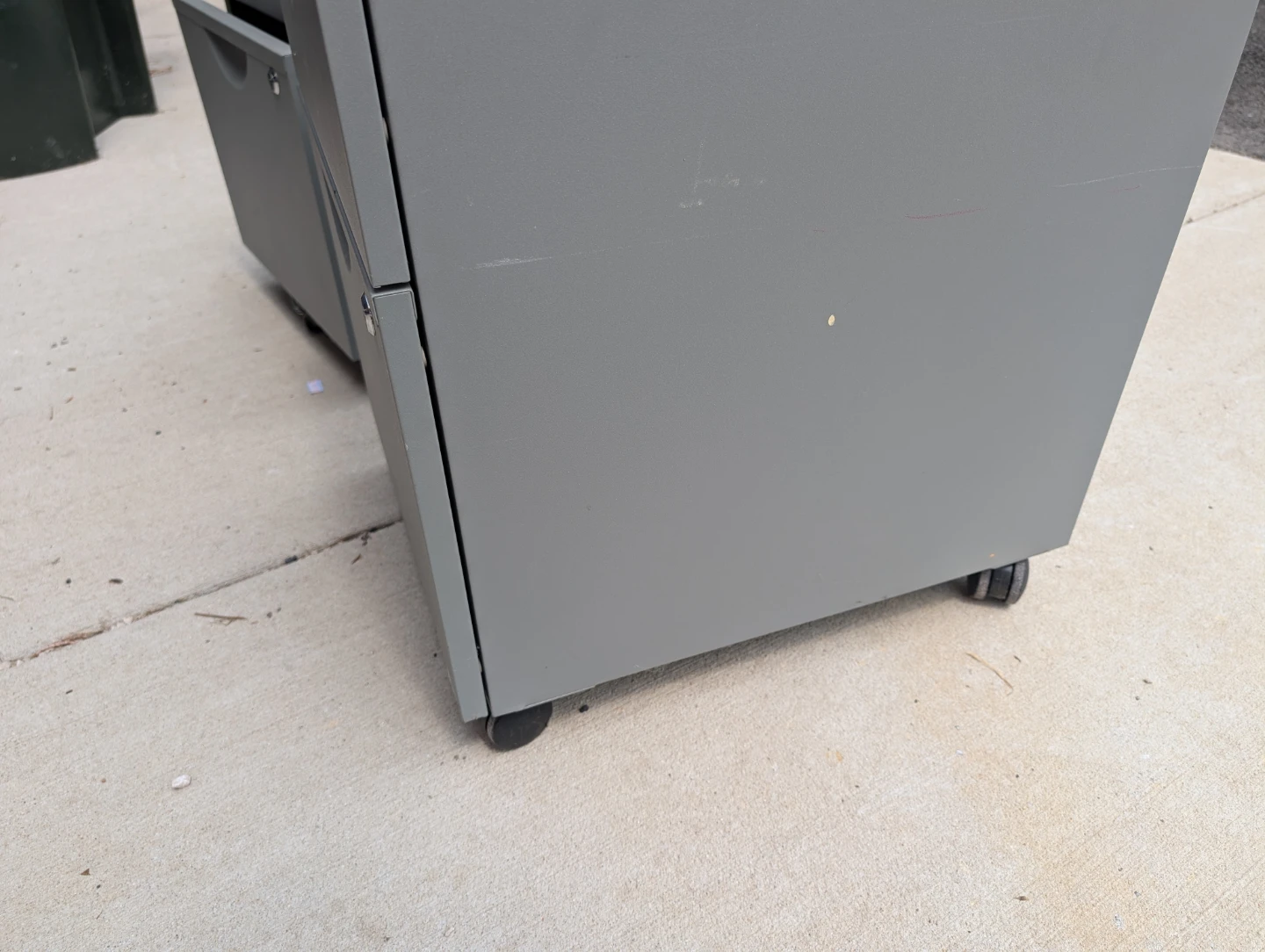 Gray 2-Drawer Mobile Filing Cabinets (Set of 2) - photo 3