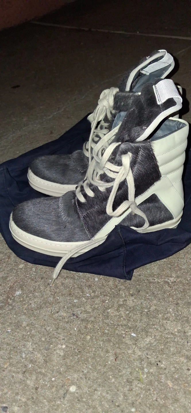 Rick Owens High-Top Sneakers - photo 2