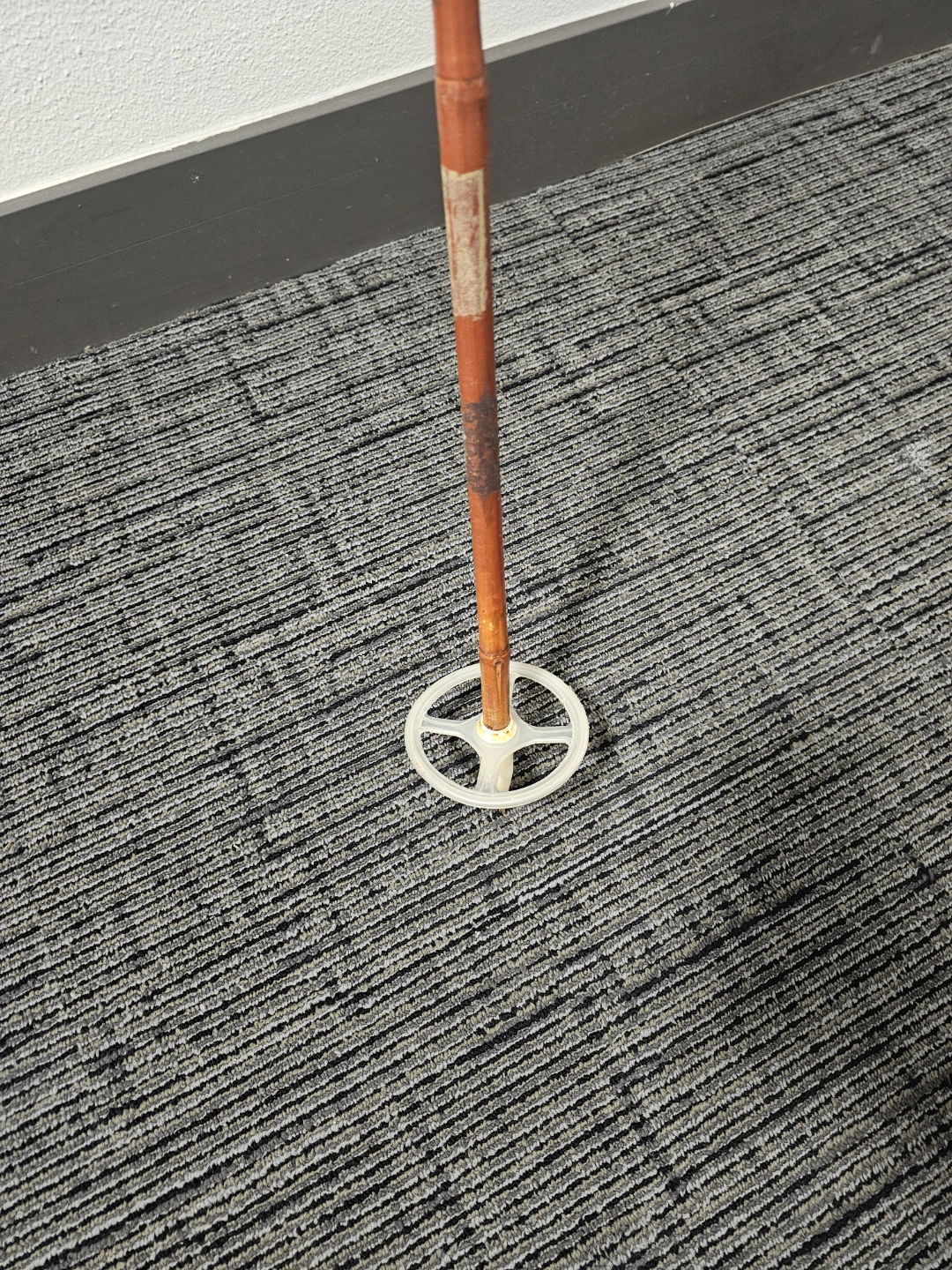 Vintage Bamboo Ski Pole - photo 2
