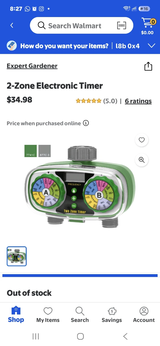 Expert Gardener 2-Zone Electronic Timer - photo 3