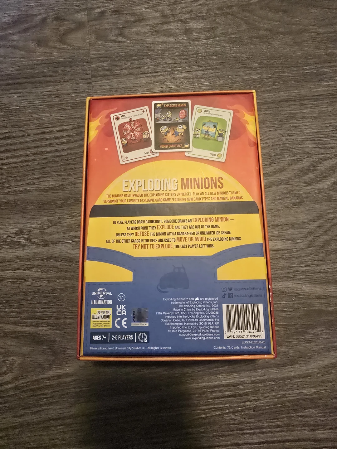 Exploding Minions Card Game - photo 3