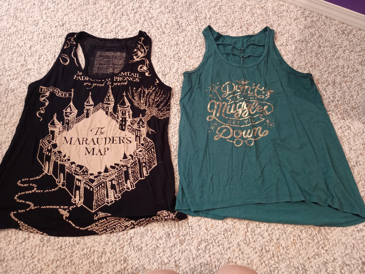 Harry Potter The Marauder's Map & Muggles Tank Tops