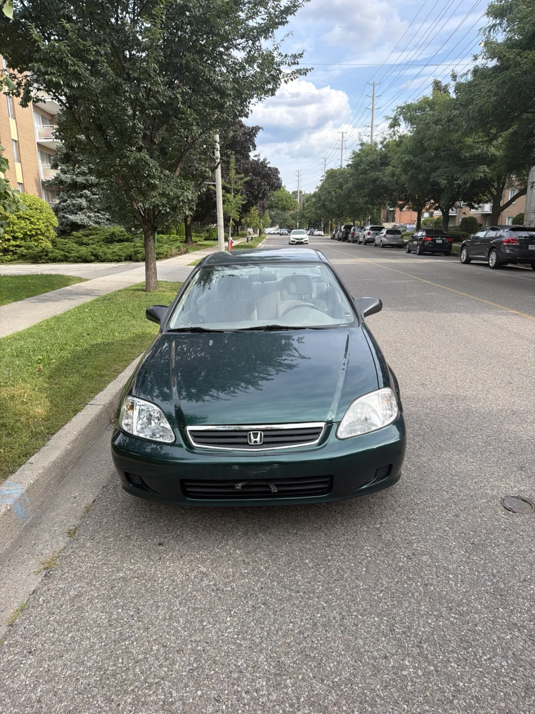 Honda civic green - photo 2