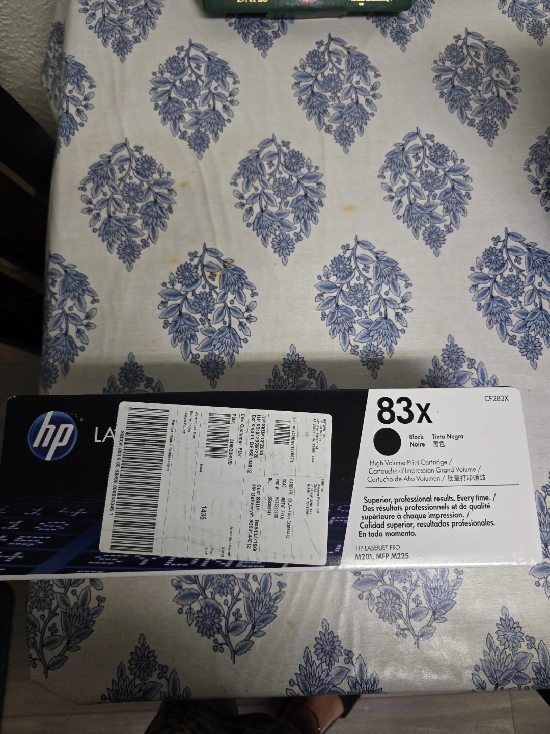 HP 83X High Yield Black Toner Cartridge CF283X - photo 2