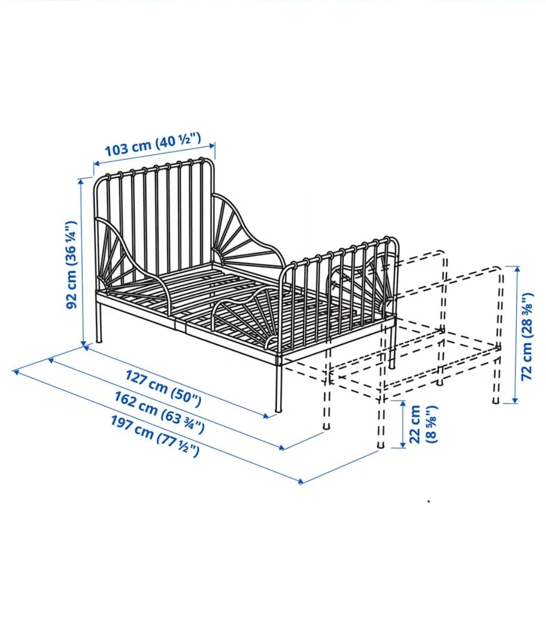 Twin extendable bed - photo 2