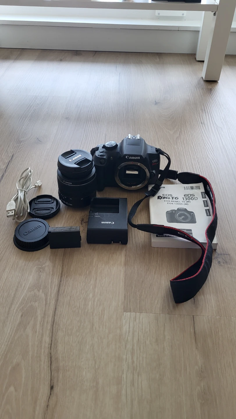 Canon EOS Rebel T6 DSLR Camera with EF-S 18-55mm Lens - photo 2
