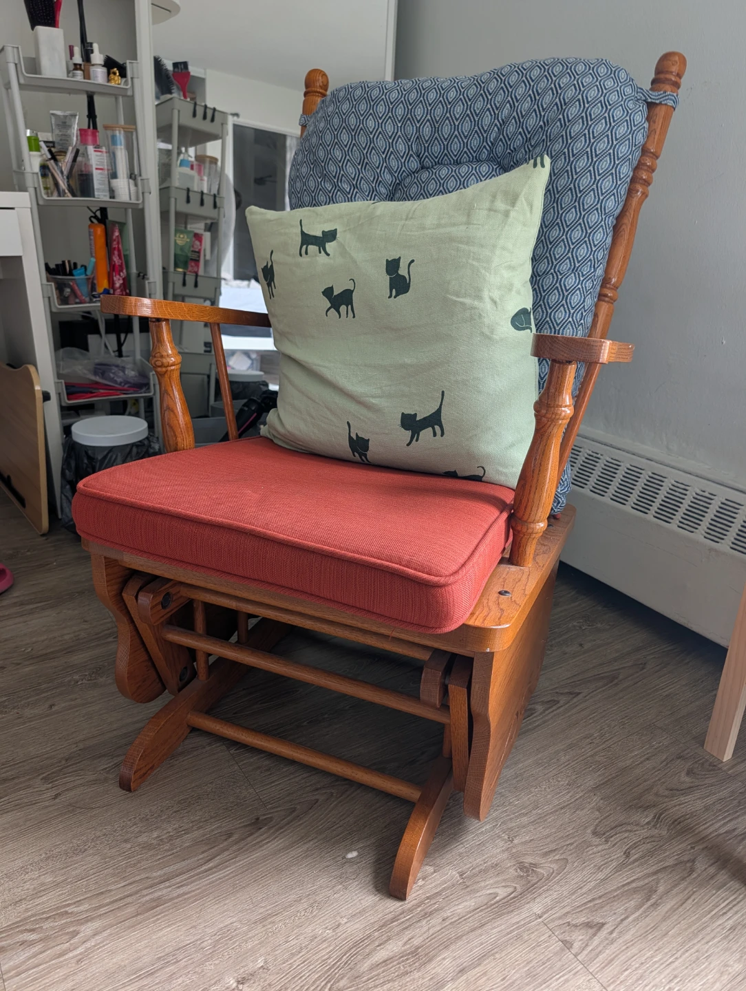 Wooden Glider Rocking Chair - photo 3