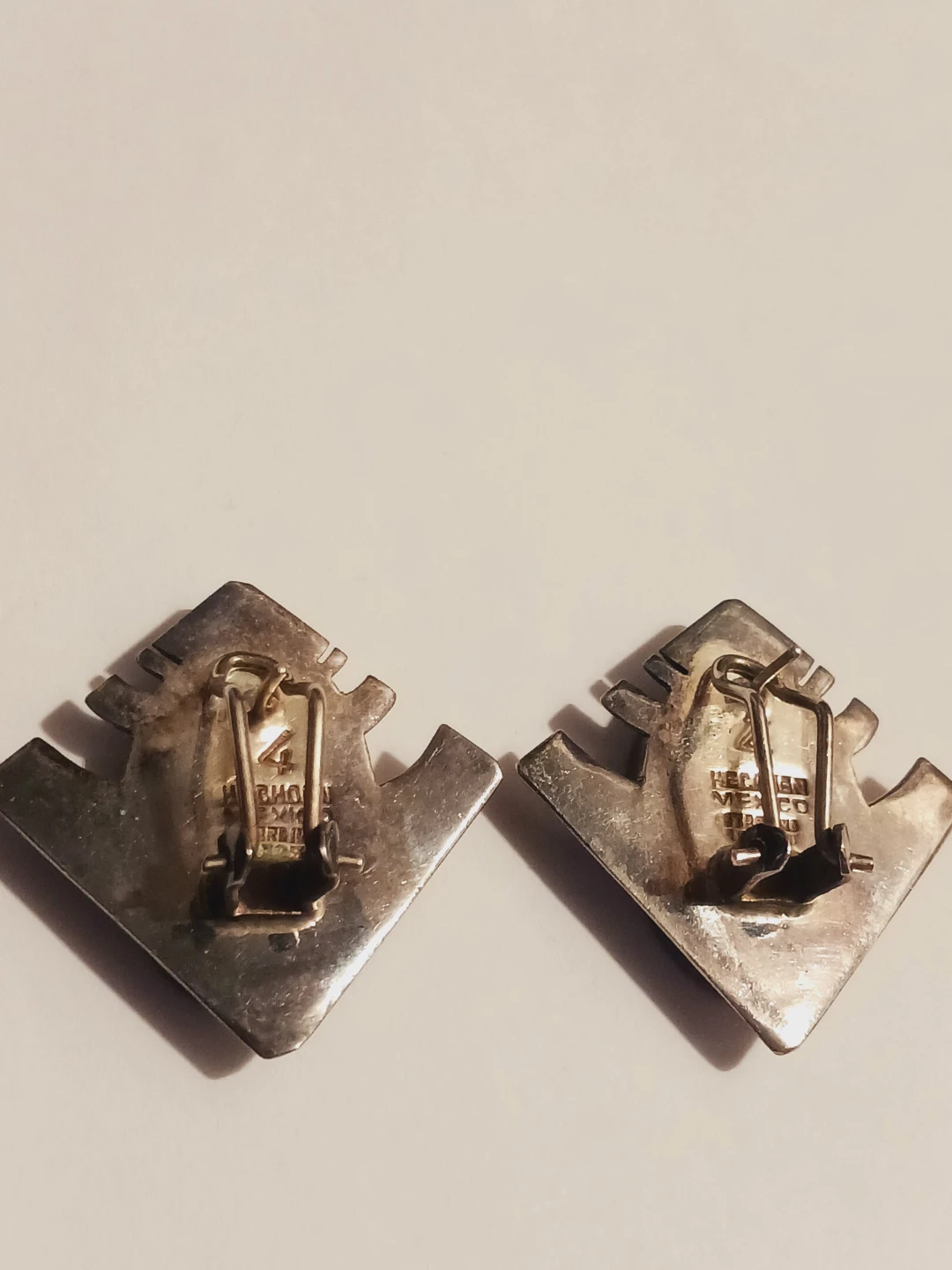 Gorgeous Sterling Silver 925 Genuine Onyx Stone Earrings - photo 4