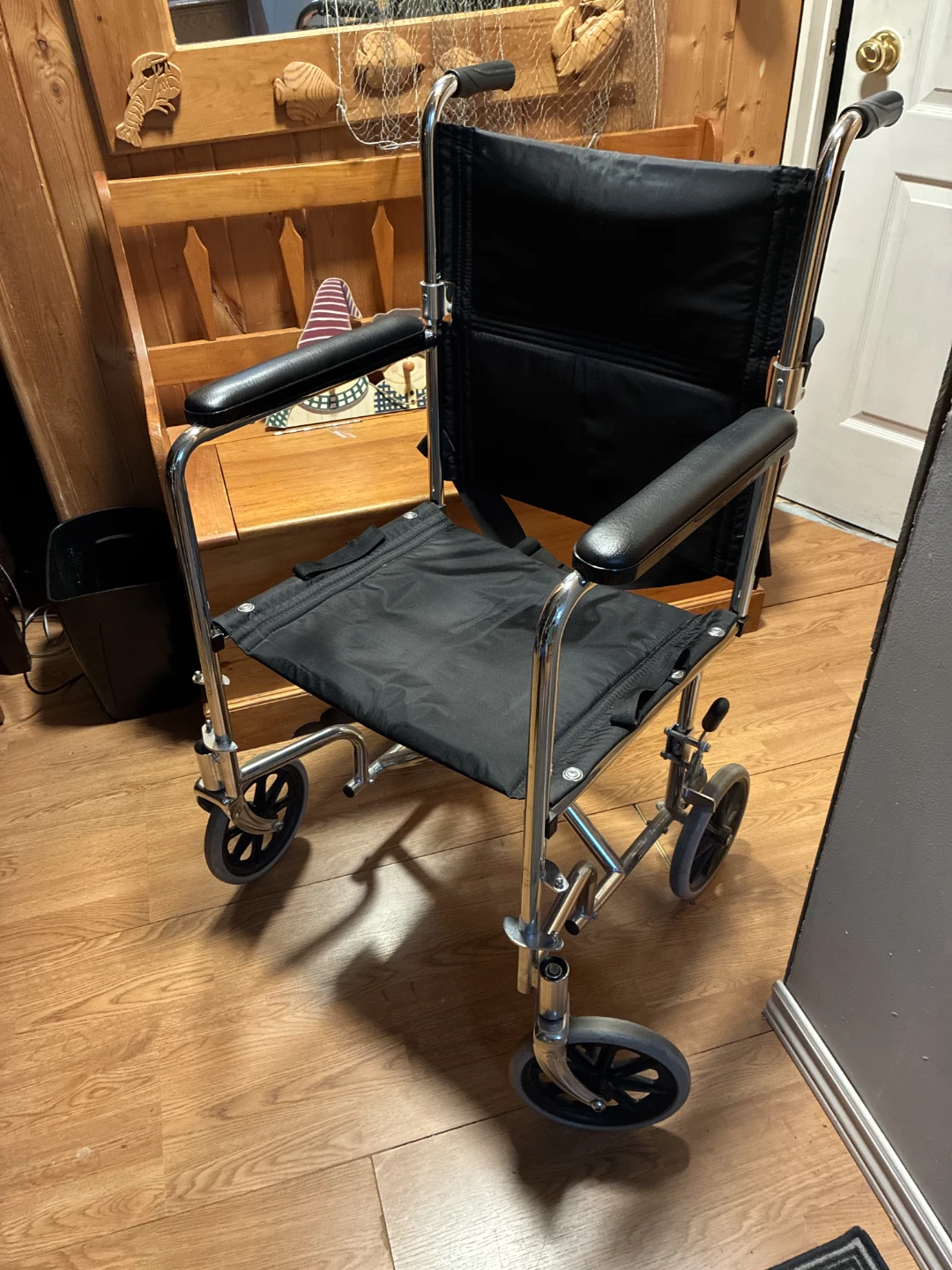 Black Transport Wheelchair