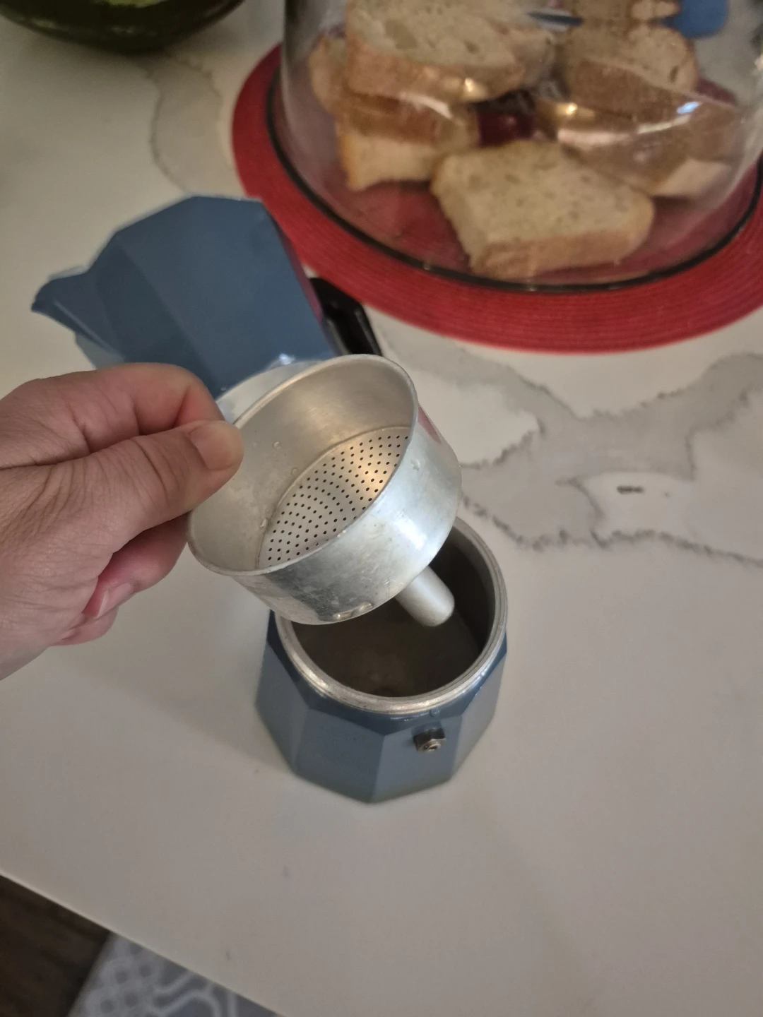 Blue Moka Pot - Espresso Maker - photo 3