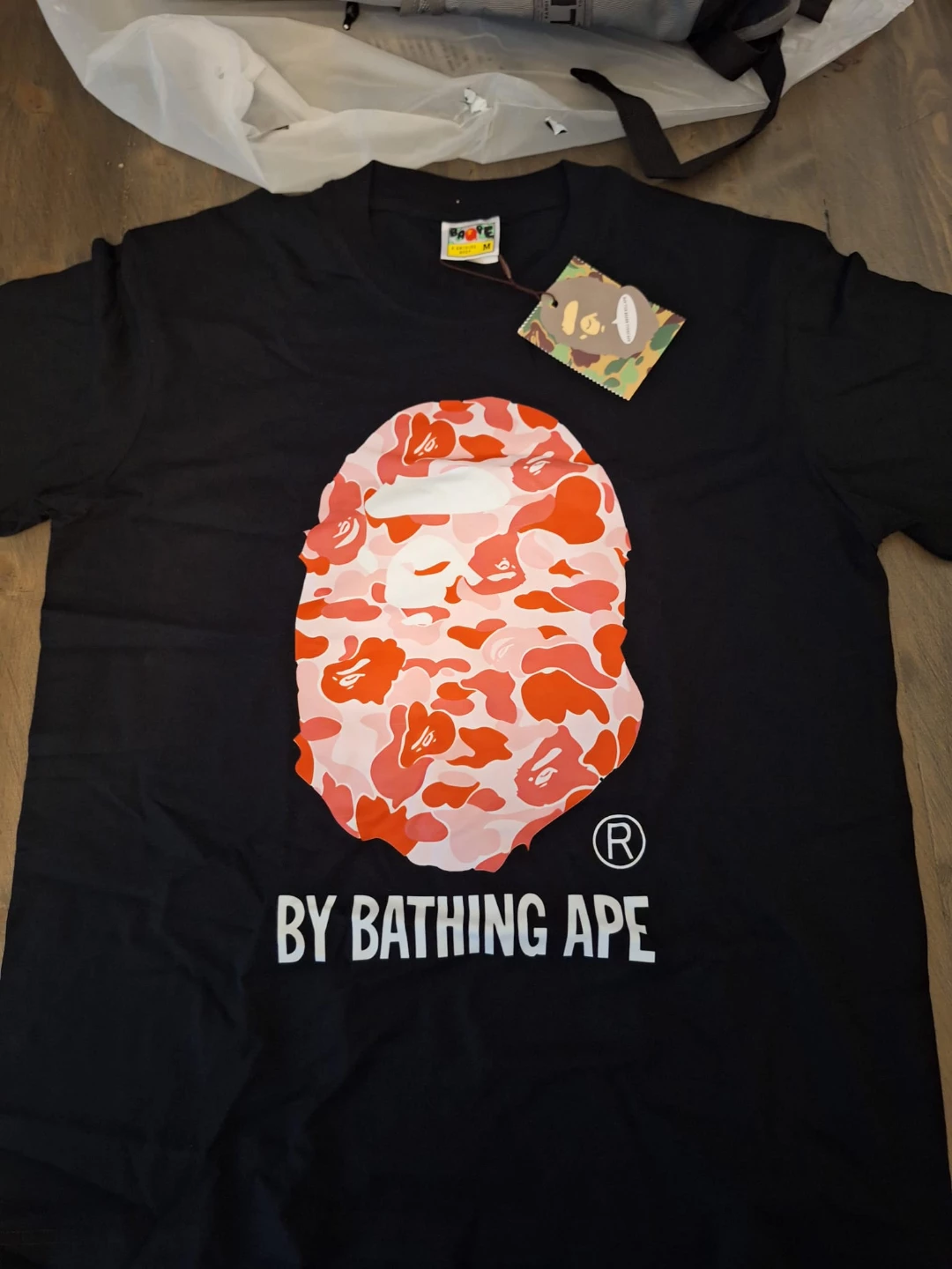 BAPE "BY BATHING APE" T-Shirt - Black - Size M - photo 2