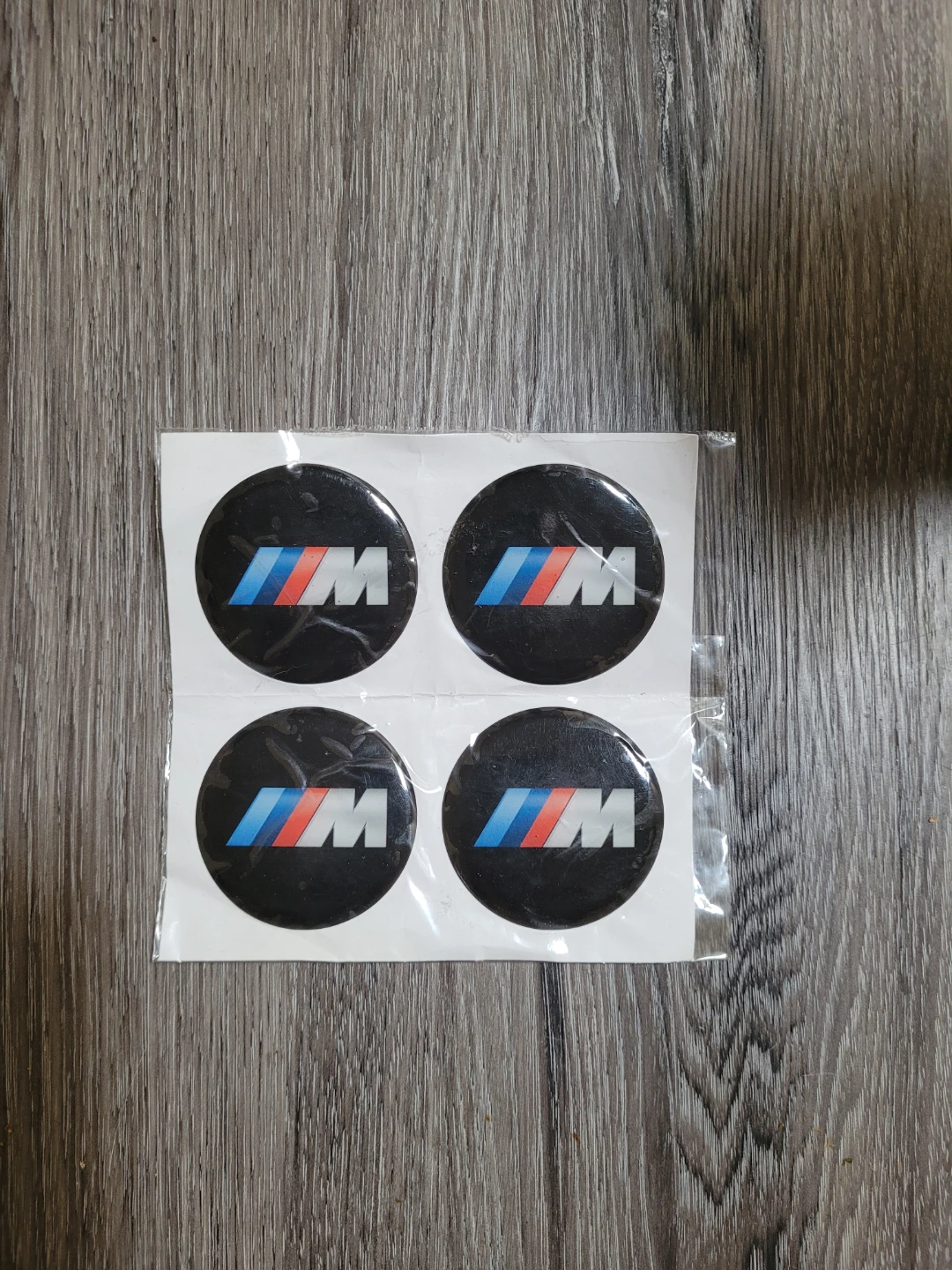 BMW M Sport Round Stickers center caps- Set of 4