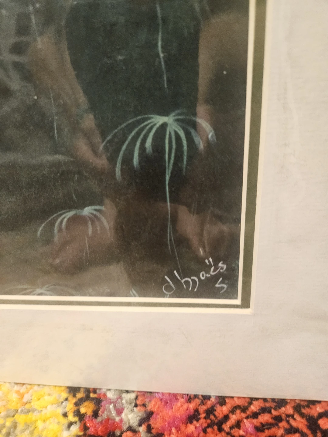 Watercolor print Painting of Cockatoo signed. - photo 2