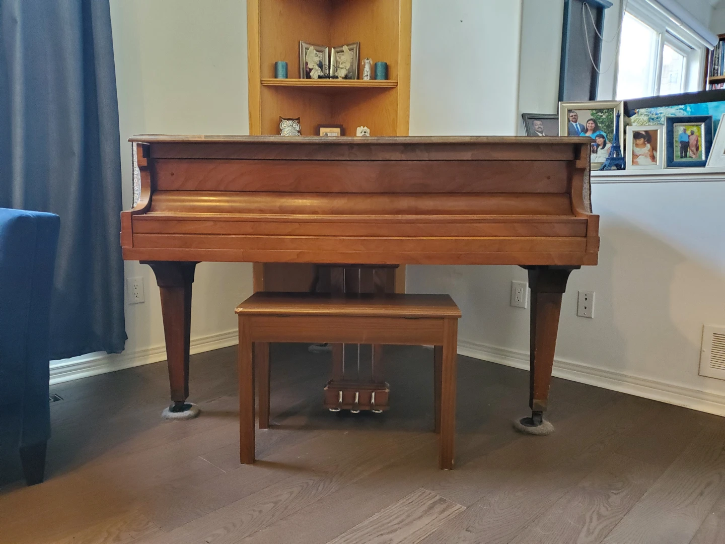 Baby Grand Piano with Bench
