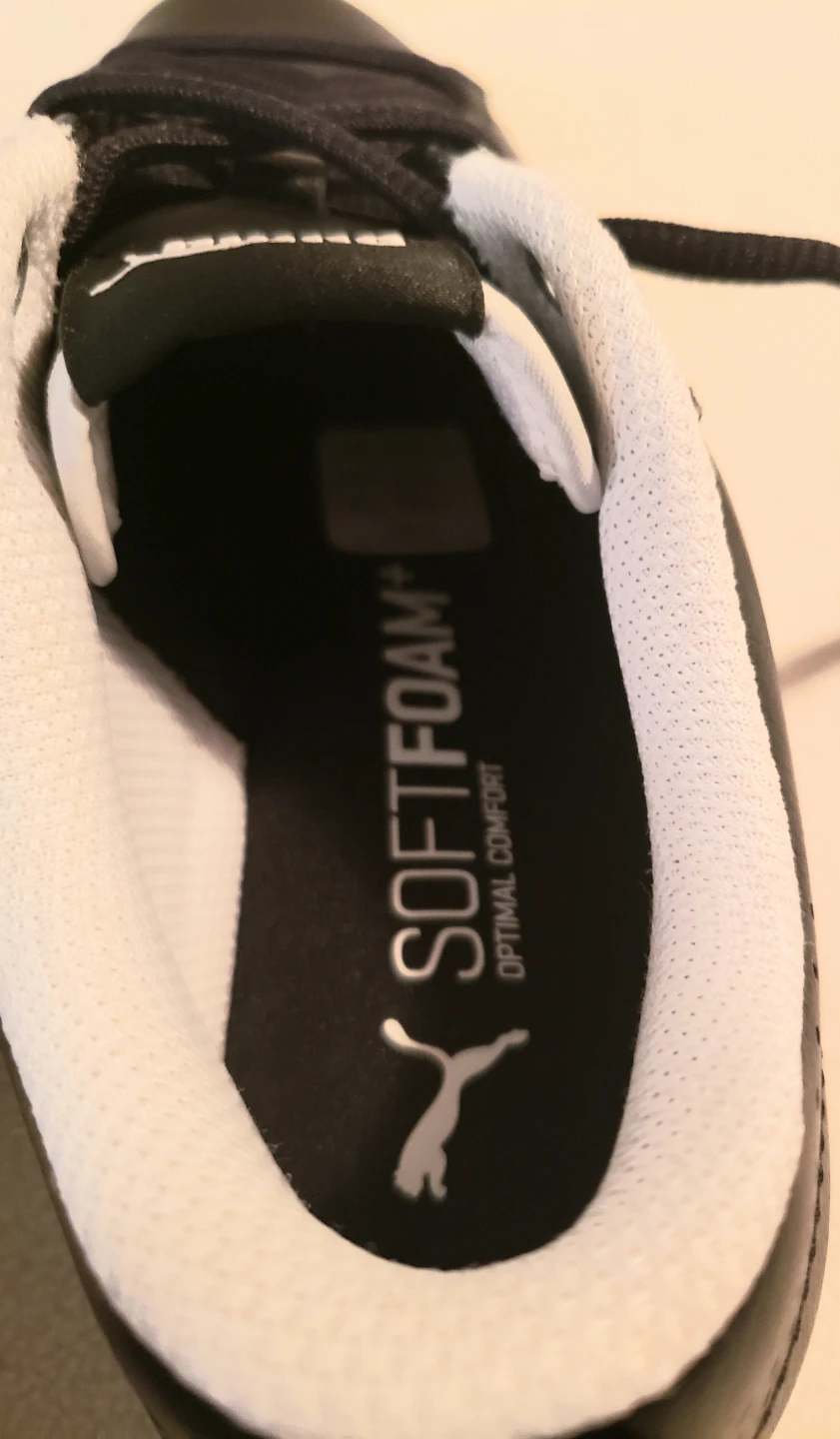 Puma Women's Black Leather Sneakers Size 6.5 $30 - photo 5