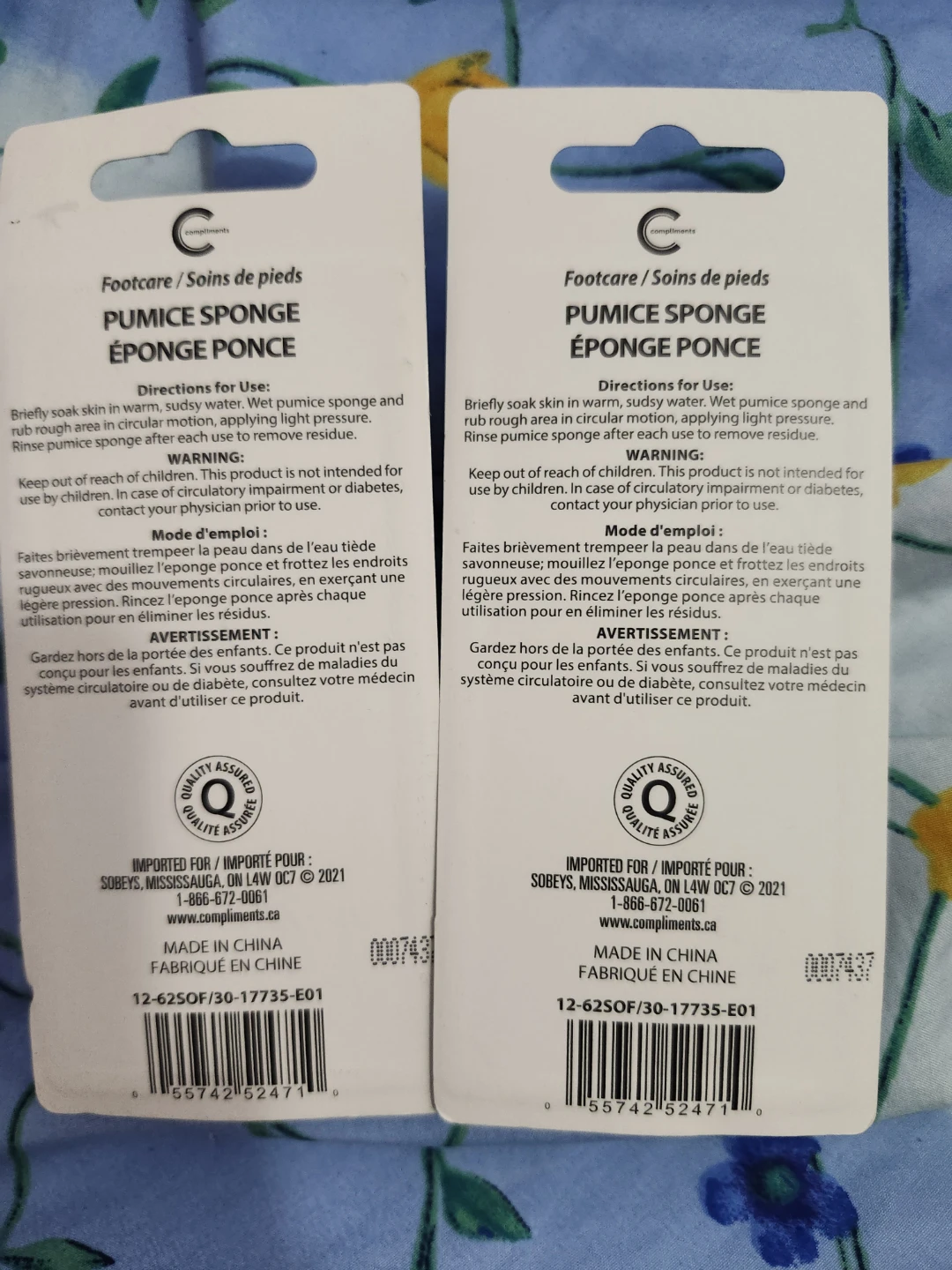 Compliments Footcare Pumice Sponge (2 Pack) - photo 2