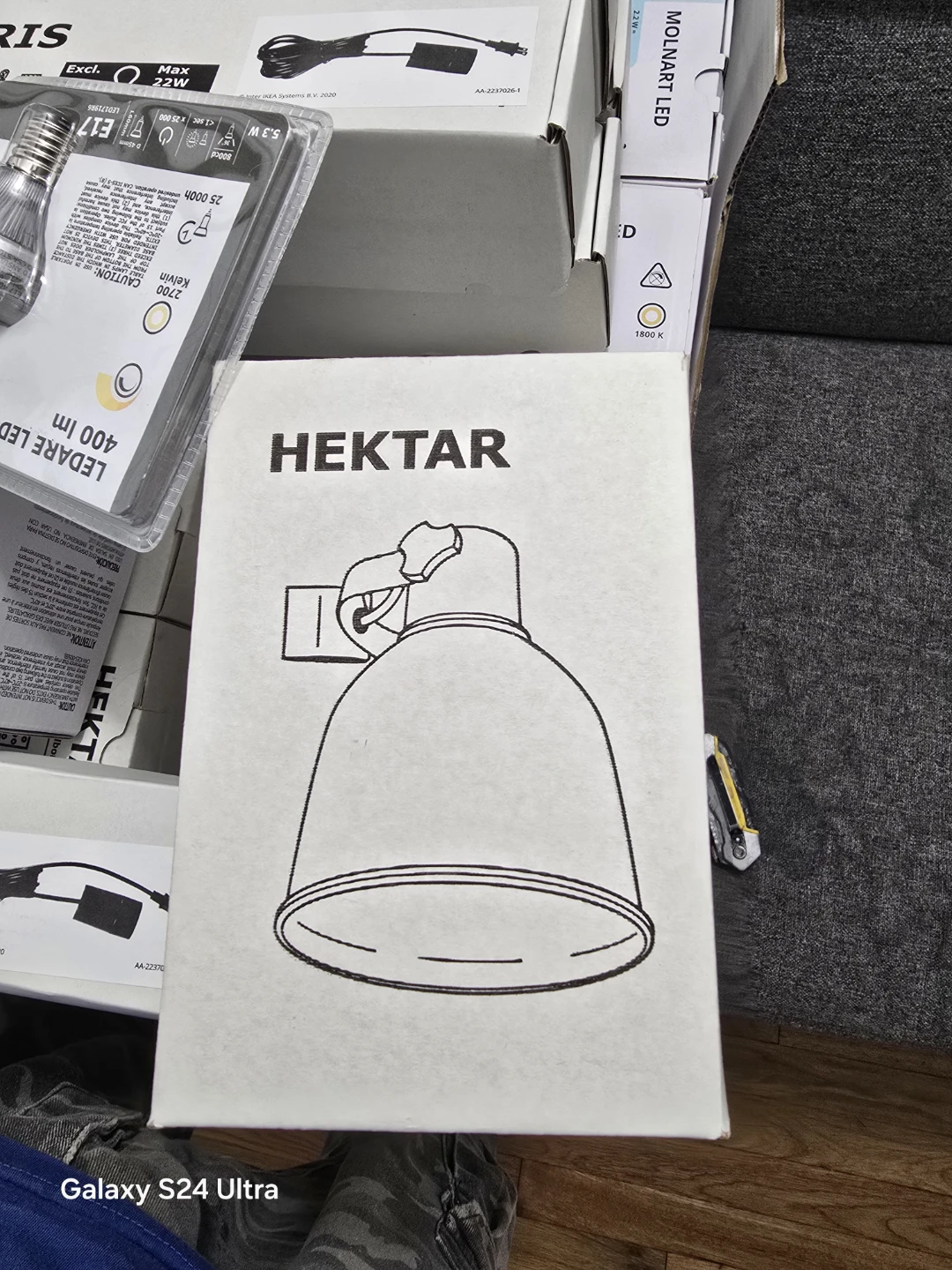 IKEA Hektar, Molnart, Havsris LED Bulbs and Fixtures - photo 2